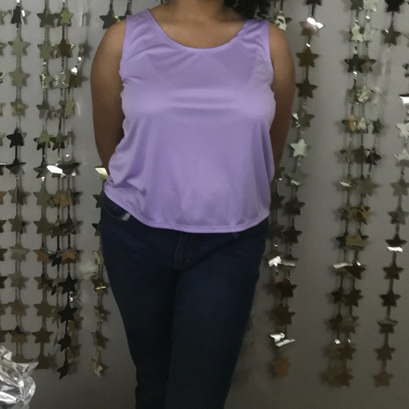 3/$30 Sale+free shipping Lilac Sleeveless Tank Top - Picture 1 of 4
